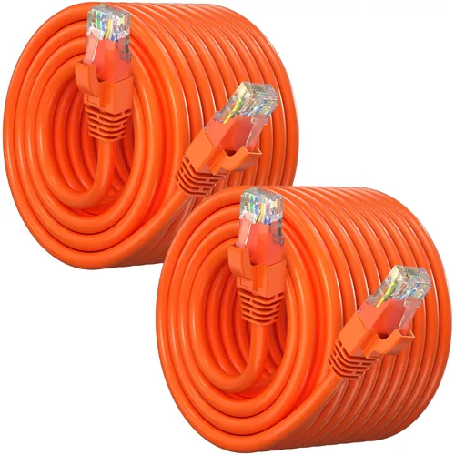 Vista 26 de Maximm Cable Ethernet Cat6, color negro (paquete de 2), cable UTP de 10 Gbps 550 MHz
