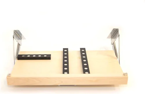 Vista 14 de Estante de almacenamiento de cuchillos Drop Block para debajo del gabinete - Pequeño, Negro Negro/Ébano