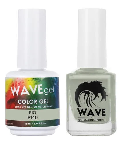 Vista 76 de WAVEGEL - Juego dúo de gel y esmalte de uñas a juego - Colección Simplicity - #P109 Blizzard I 0.5 onzas
