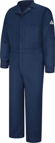 Vista 3 de Bulwark FR Overol de algodón resistente al fuegonailon Comfortouch Deluxe para hombre