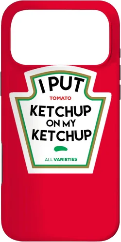 Vista 22 de I Put Ketchup on My Funny - Funda de regalo a base de tomate para iPhone 17