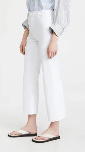 Vista 4 de Pistola Denim Penny - Jeans cortos de talle alto y pierna ancha para mujer