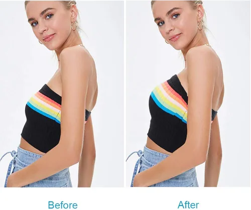 Vista 6 de 3 Pairs Invisible Adhesive Bra Anti-Penetration Point Adhesive BraBreast Lift Tape Push Up Strapless Nipple Covers
