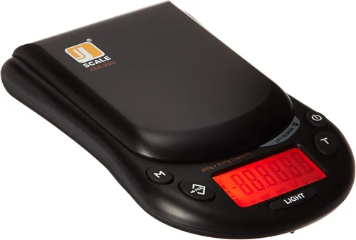 Vista 2 de Jennings JSR-200 - Báscula digital de bolsillo (7.05 oz x 0.00 oz), color negro