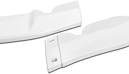 Vista 4 de Kit de 3 bordes de parachoques delantero compatibles con Toyota Supra A90 2019-2021, alerón de protección con moldura divisora estilo STP, difusor