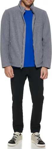 Vista 5 de Tommy Hilfiger - chamarra de forro polar clásica con cierre frontal para hombre.