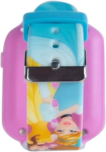 Vista 5 de Accutime Disney's Princess - Reloj inteligente interactivo con pantalla táctil para niños, cámara selfie integrada, correa fácil de abrochar
