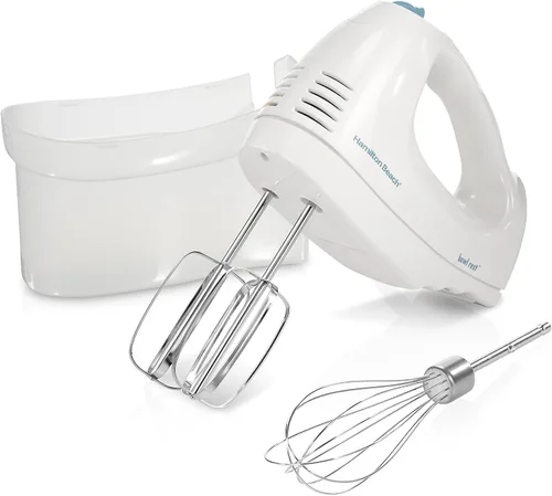 Vista 5 de Hamilton Beach Abrelatas eléctrico Smooth Touch + paquete de batidora de mano