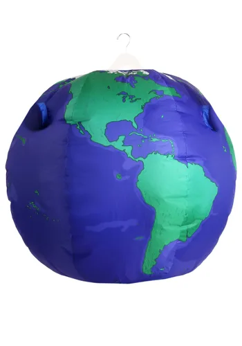 Vista 7 de Disfraz Inflable de Tierra para Adultos Multicolor