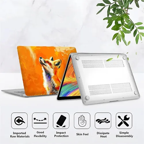 Vista 123 de Funda para computadora MacBook Pro de 13 pulgadas, modelo A1425/A1502, modelo A1425/A1502, diseño de primera calidad, funda rígida para laptop 3D 3D