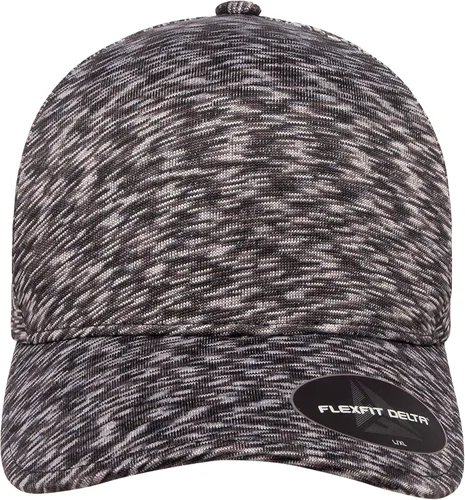 Vista 2 de Flexfit Gorra Unipanel sin costuras Delta, Negro (Melange Black)