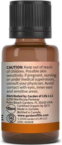 Vista 6 de Garden of Life - Aceite esencial de incienso 100 % puro para difusor, aromaterapia, meditación, cuidado de la piel, calmante y calmante, orgánico
