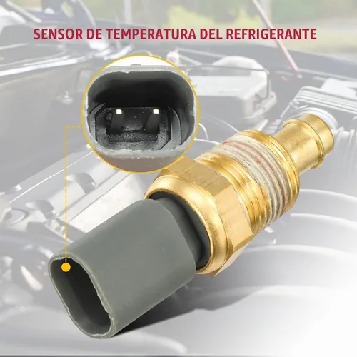 Vista 2 de Interruptor del sensor de temperatura del refrigerante del motor AUTEX Sensor de temperatura 5149077AB TX195 Compatible con Dodge Ram 1500 2500 3500