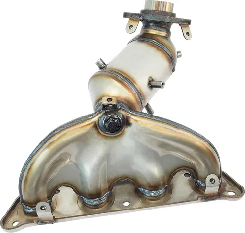 Vista 2 de Convertidor catalítico del colector delantero compatible con Nissan Sentra 2009-2016 1.8L/2.0L SULEV Emisiones S/SL/SR/SV (compatible con EPA)