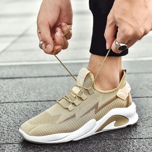 Vista 5 de USYFAKGH Zapatos deportivos para correr para hombre, informales, transpirables, para caminar, deportes, gimnasio, tenis, zapatos cómodos y ligeros