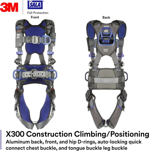 Vista 2 de 3M unisex Exofit X300 Comfort Construction Climbing Positioning