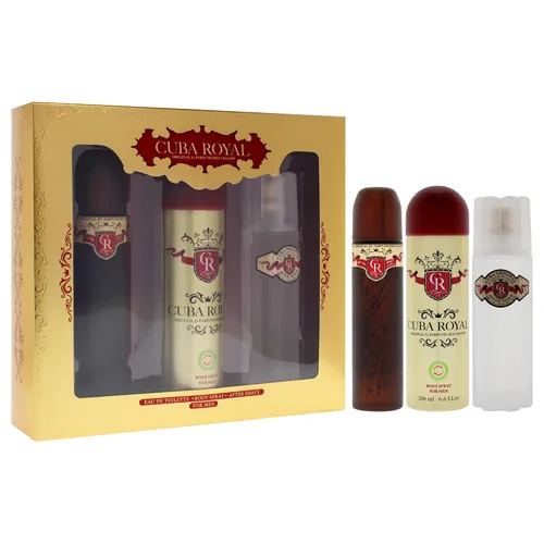 Vista 3 de Cuba Royal by Cuba, set de regalo de 3 piezas para hombre