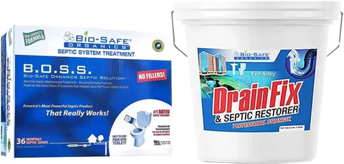 Vista 16 de DrainFix & Restorer séptico - 32 onzas líquidas. - Tratamiento de tanque séptico patentado Bac Enzyme Exxon Valdez, limpiador de drenaje