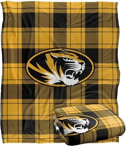 Vista 155 de LOGOVISION St John's University Campus Plaid Spirit Silky Touch Manta súper suave 36 x 58 pulgadas