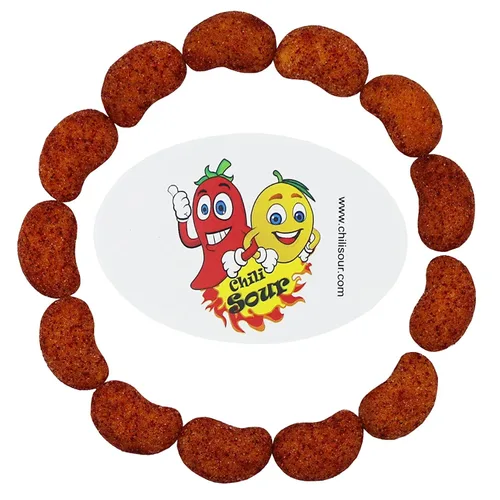 Vista 3 de Chili Sour Mango agrio gomoso cubierto de chile (2 libras)