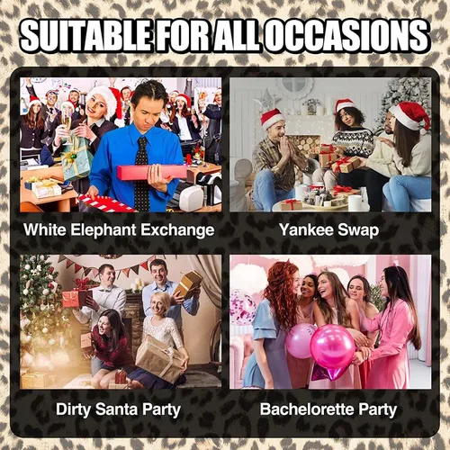 Vista 3 de Bragas feas de Navidad para abuelitas, regalos divertidos para mujeres adultas, bodas, fiestas, novias, grandes mamás, ropa interior gigante, broma