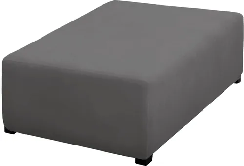 Vista 24 de PureFit Funda otomana súper elástica de ajuste perfecto cuadrada - Fundas otomanas para taburete y muebles plegables de almacenamiento para sala