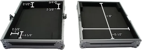 Vista 4 de Harmony Audio Fundas HCPROFX12V2-1 Compatible con Mackie PROFX12V2 Mezclador Flight Transport Road Custom Case