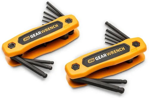 Vista 3 de GEARWRENCH Juego de llaves hexagonales plegables SAE/métricas de 17 piezas - 83511