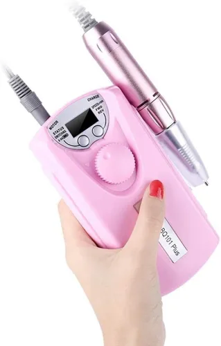 Vista 3 de Lima eléctrica para arte de uñas, 30000 RPM, máquina de pedicura, pulidora de uñas para uñas acrílicas, diseño para uso en el hogar