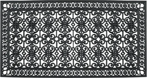 Vista 16 de A1 Home Collections - Alfombra grande para puerta, de goma natural, 24”x57”, ideal para entrada, limpia zapatos de suciedad y mugre, alfombra