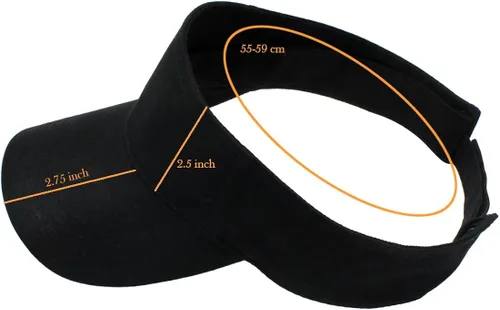 Vista 3 de Top Level Sun Sports Visor Men Women - One Size Cap Hat