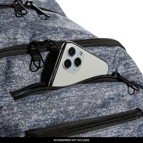 Vista 4 de adidas Mochila Foundation 6, Jersey Onix GrisNegro, talla única , Mochila Foundation 6