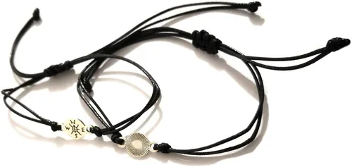 Vista 3 de Sisadodo Pulseras de amistad para mujeres, niñas, parejas, pulseras de promesa a juego para novio y novia, regalos de Navidad, día de San Valentín