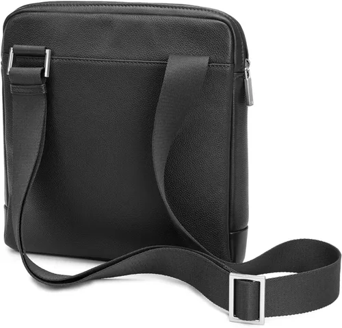 Vista 2 de Moleskine ET84CMCRVFBK Classic Match Leather Small Slim Crossover Bag, Black