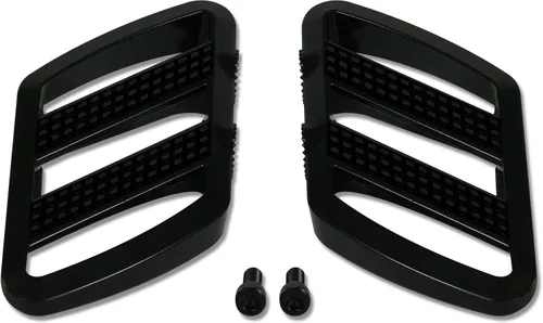 Vista 3 de Show Chrome Tablas de suelo de conductor de combate para Can-Am Ryker aluminio negro ajustable extendido estribos más anchos reposapiés 600, 900