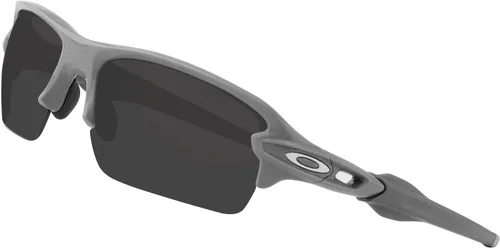 Vista 2 de BroLizard Lente polarizada de repuesto para lentes de sol Oakley Flak XS OJ9005, Negro (Solid Black Polarized), Flak XS
