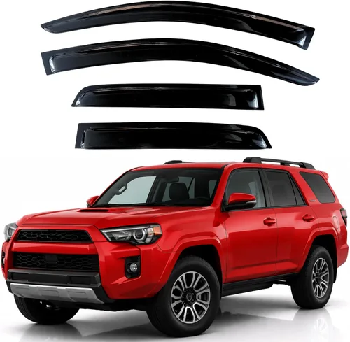 Vista 260 de KPY Protector de lluvia compatible con Ford Bronco 1980-1996, Ford F150 F250 F350, deflectores de ventilación lateral para visera de ventana