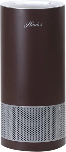 Vista 9 de Hunter HP450UV - Purificadores de aire redondos para el hogar, torre purificadora de aire True HEPA para mascotas, olores, alérgenos, humo, polvo
