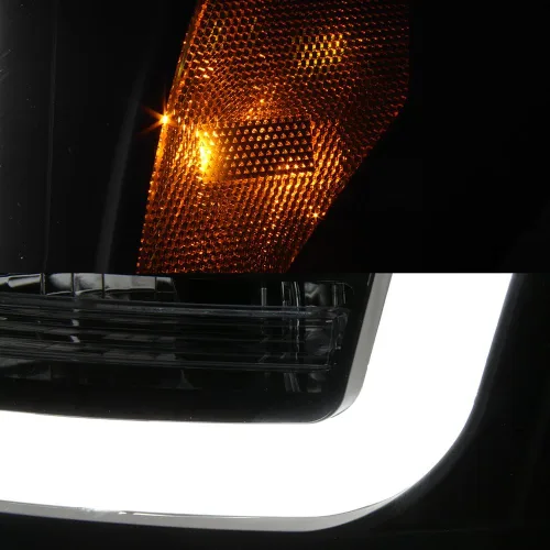 Vista 6 de AKKON - Para Ford F250 F350 F450 F550 Superduty 2011-2016, faros LED de tubo negro proyector, juego de pilotos conductor+pasajero
