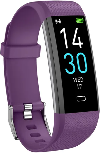 Vista 8 de Rastreador de fitness con monitor de frecuencia cardíaca y oxígeno en sangre, rastreador de actividad, monitor de sueño, rastreador de salud, reloj