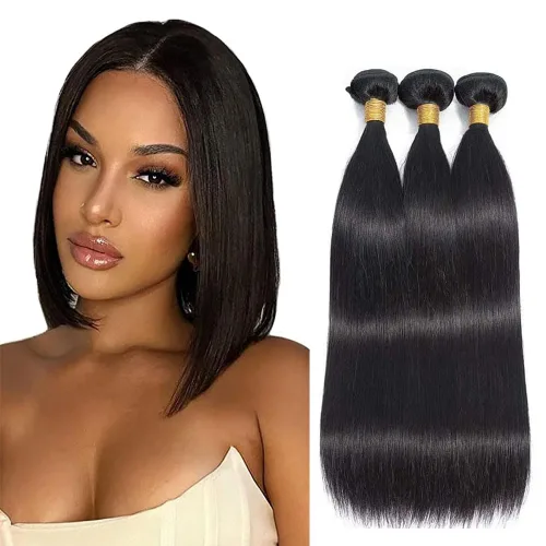 Vista 23 de 300g 1B27 Human Hair Bundles Honey Blonde Bundles Human Hair 10A Brazilian Virgin Remy Hair Extensions 8 10 12 Inch