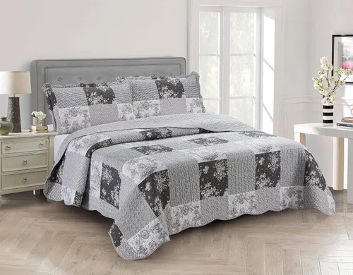 Vista 48 de Brilliant Sunshine Juego de edredón clásico de 2 piezas con 1 funda, reversible, suave y ligera, para todas las estaciones, individual, beige