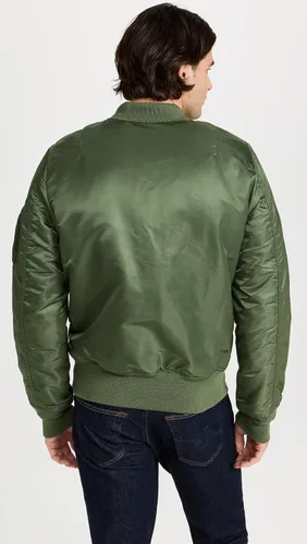 Vista 3 de Alpha Industries Chaqueta de vuelo Ma-1 Mod Bomber para hombre