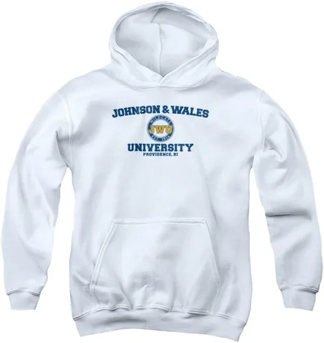 Vista 9 de Johnson & Wales University - Sudadera con capucha con logotipo oficial del círculo para niños y niñas