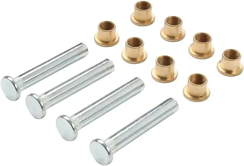 Vista 2 de Cnkaka036 Kit de reparación de bisagras de puerta de pasador y buje Hierro plateado y dorado para Nissan Navara D22 Frontier Pickup Truck 97-2005 4