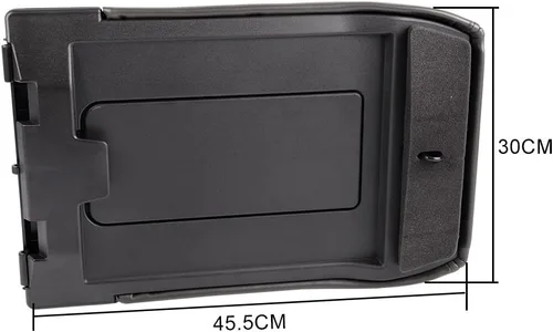 Vista 2 de CHEDA Kit de reparación de reposabrazos de consola central con pestillo gris oscuro compatible con Chevy Silverado 1999-2007/Compatible con Chevy