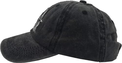 Vista 5 de OASCUVER Gorro de béisbol de algodón ajustable con diseño de mamá y papá