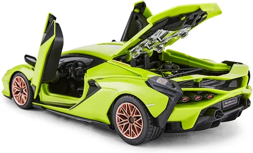 Vista 7 de RASTAR Construye tu propio kit de automóvil Lamborghini Sian FKP37 RC