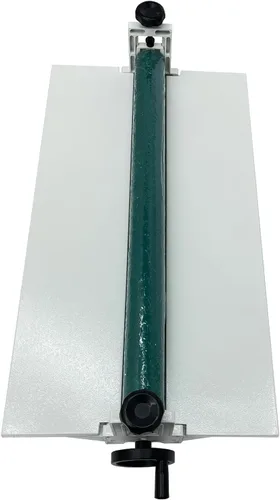Vista 3 de INTBUYING Máquina de laminación en frío Todo el marco de metal 29.5in/750mm Laminador en frío Manual Laminador de laminado en frío Máquina