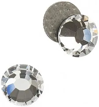 Vista 2 de 144 adornos de diamantes de imitación Preciosa Viva 12 Crystal Flatback Hot Fix ss20